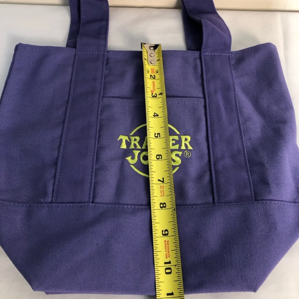 NWT Trader Joe’s Limited EditionTote Bag Mini Purple NEW